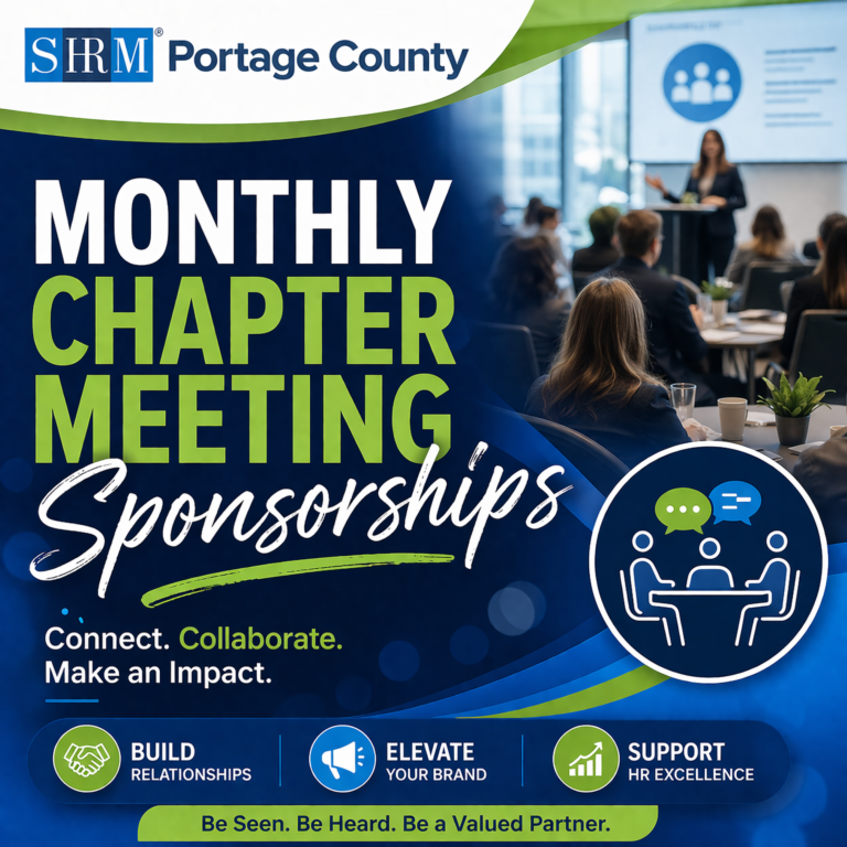 Monthly Chapter Meeting Sponsorships